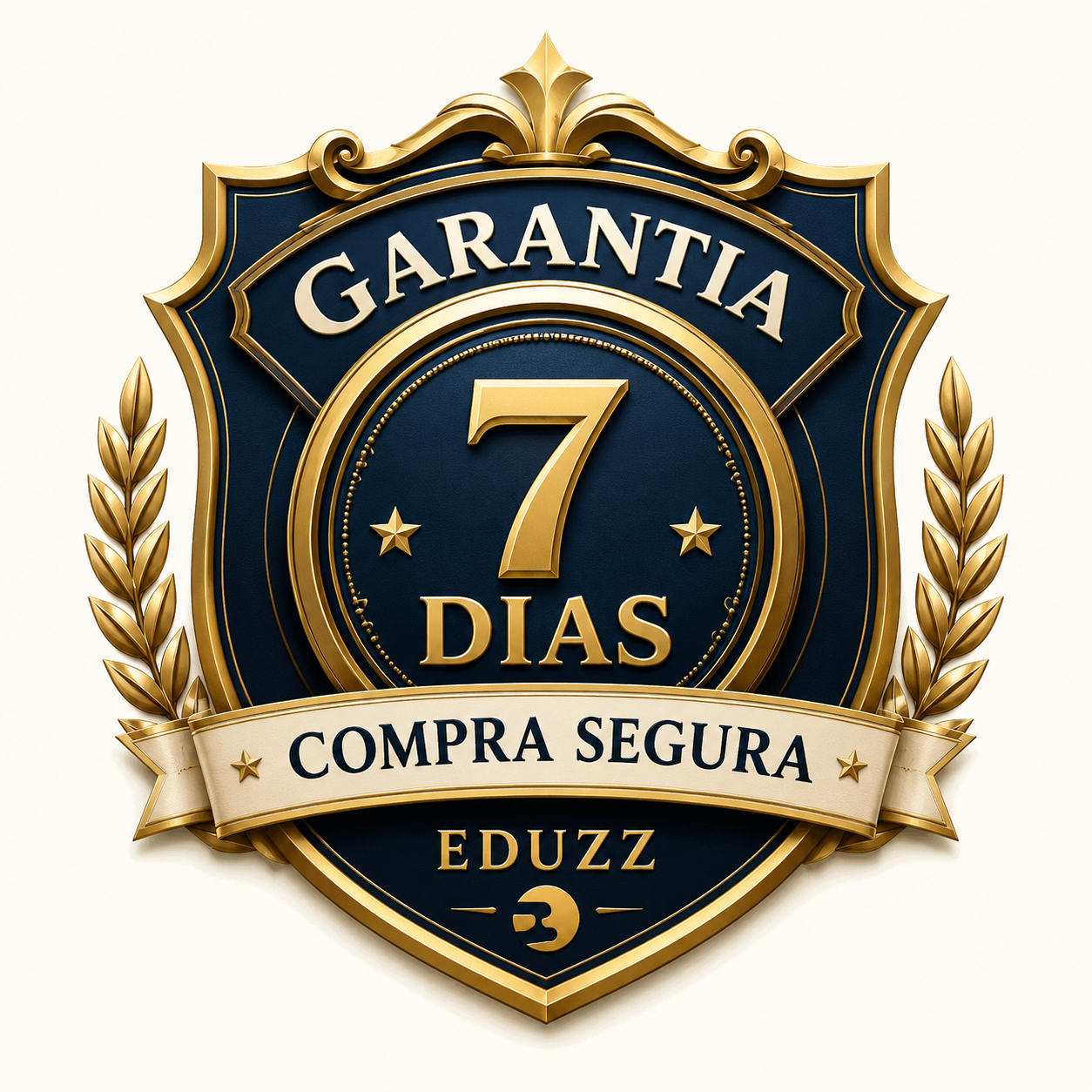 Selo oficial de garantia de 7 dias e compra segura