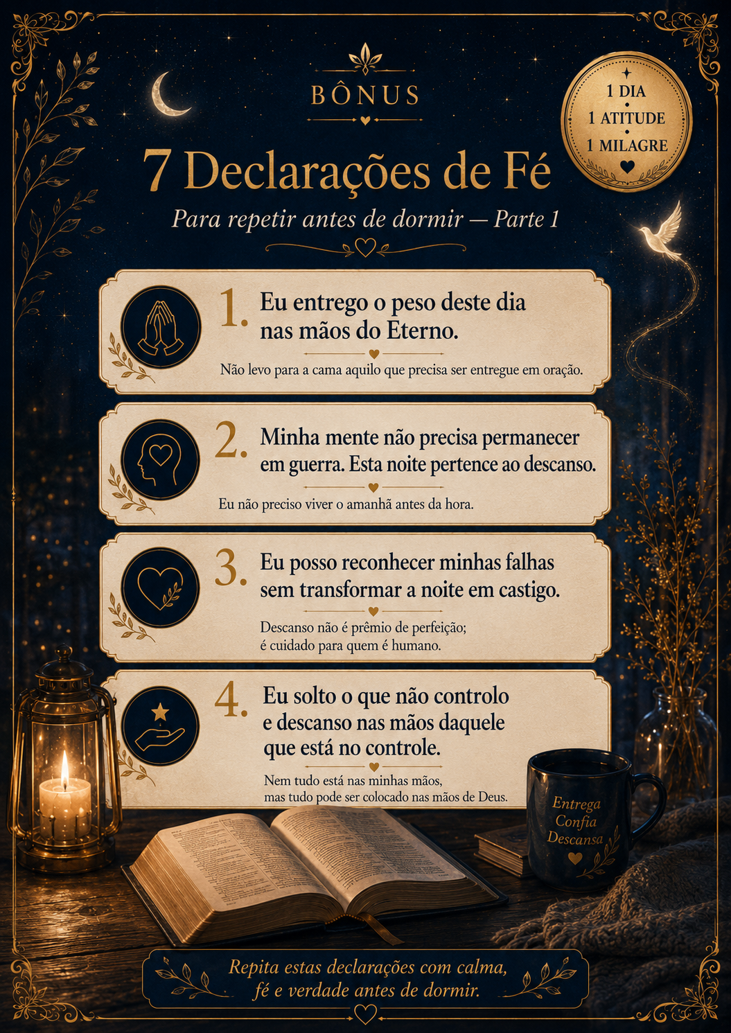 Arte oficial das 7 declarações de fé